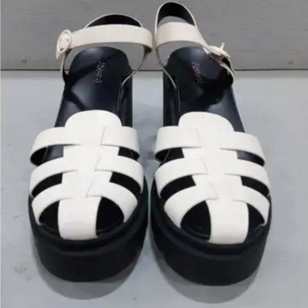 ABOUND Marty Jelly Lug Platform Sandal In Ivory size 11